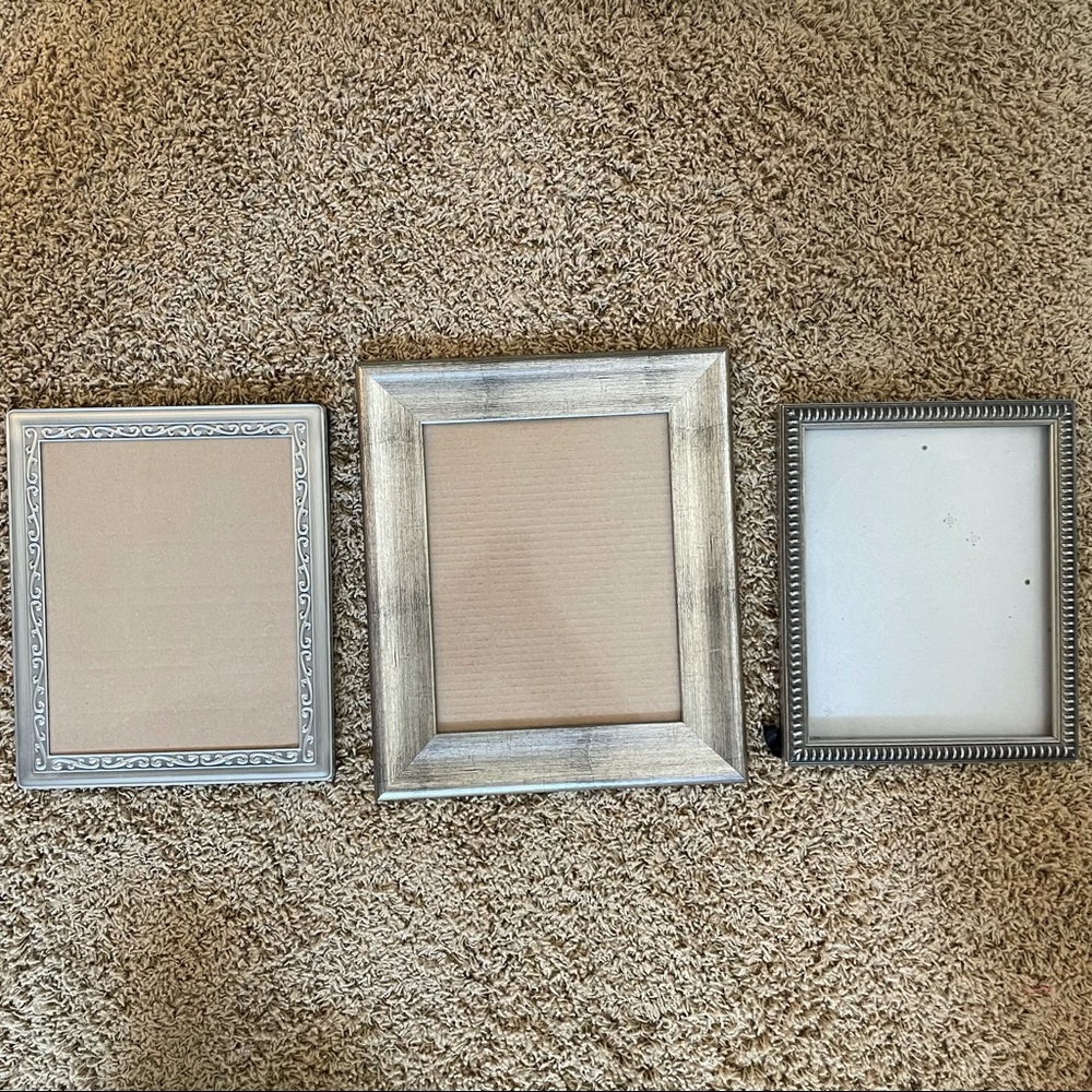 8x10 Silver Picture Frames (READ DESCRIPTION)